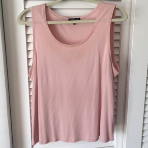 Eileen Fisher 100% silk sleeveless shell top XL